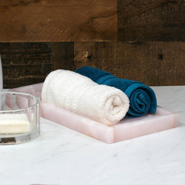 Alcott Hill® Newcastleton Powder Honed Marble Rectangle Bathroom